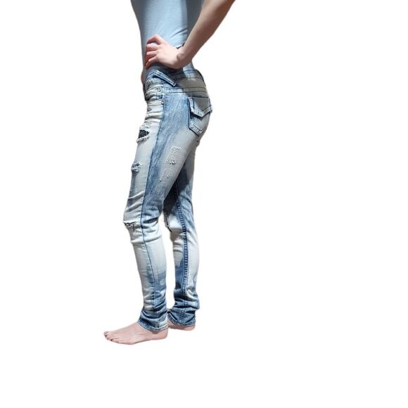 YNQ Jeans distressed and destroyed 28 - Picture 6 of 15